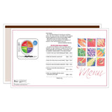 Market Medley Brown Blank Menus - Pack of 500