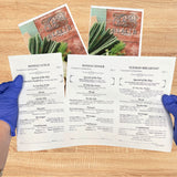 Take Charge 8-1/2" x 14" Blank Menu Jackets - Pack of 500