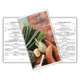 Take Charge 8-1/2" x 14" Blank Menu Jackets - Pack of 500
