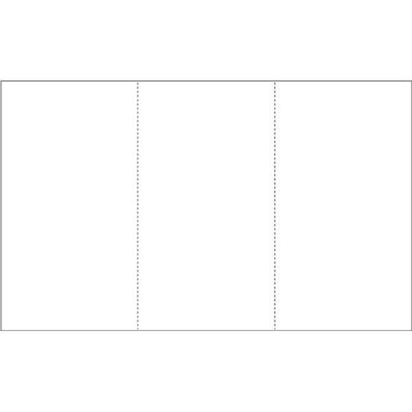 8.5" X 14" Blank Perforated Paper - Pack of 500