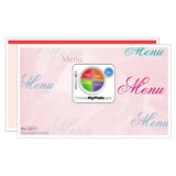 Red Fantasia Menus - Pack of 500