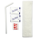 Bland Pink Dietary Kit With Cutlery Pouch - Case of 250