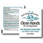 Clean Hands 67% Anti-Bacterial Patient Hand Wipes - Case of 2000