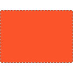 Orange 10" x 14" Placemats - Case of 1000