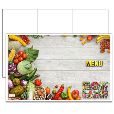 Stock 8-1/2" x 14" Menu Shells