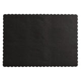 Black 10" x 14" Placemats - Case of 1000