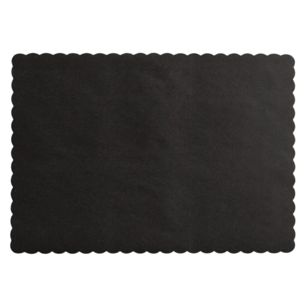 Black 10" x 14" Placemats - Case of 1000