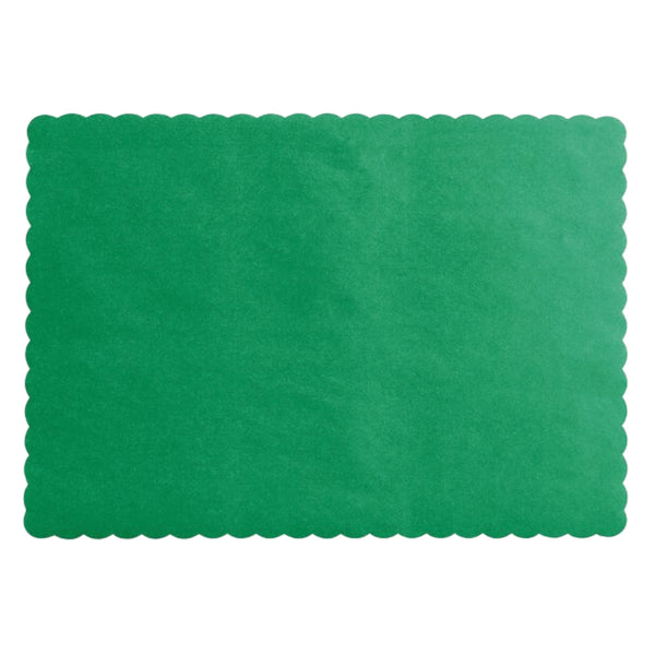 Dark Green 10" x 14" Placemats - Case of 1000
