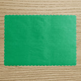 Dark Green 10" x 14" Placemats - Case of 1000