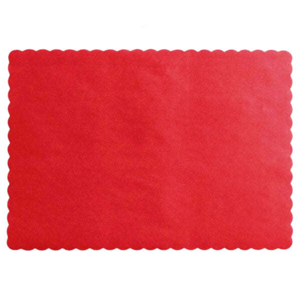 Red 10" x 14" Placemats - Case of 1000