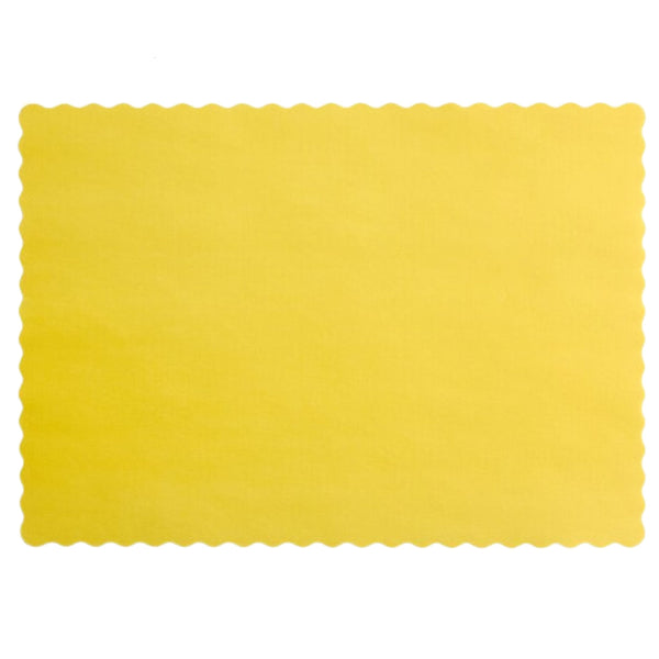 Yellow 10" x 14" Placemats - Case of 1000