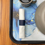 Navy Blue Napkin Bands - Case of 20,000