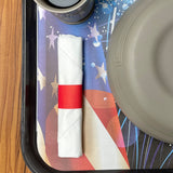 Red Napkin Bands - Case of 20,000