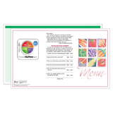 Market Medley Green Blank Menus - Pack of 500