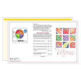 Market Medley Yellow Blank Menus - Pack of 500