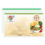 Especially for You 8-1/2" X 14" Green Blank Menu Jackets - Pack of 250