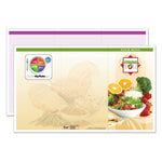 Especially for You 8-1/2" X 14" Purple Blank Menu Jackets - Pack of 250