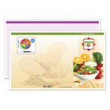 Especially for You 8-1/2" X 14" Purple Blank Menu Jackets - Pack of 250