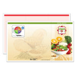 Especially for You 8-1/2" X 14" Red Blank Menu Jackets - Pack of 250