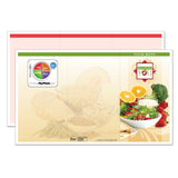 Especially for You 8-1/2" X 14" Red Blank Menu Jackets - Pack of 250