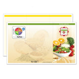 Especially for You 8-1/2" X 14" Yellow Blank Menu Jackets - Pack of 250