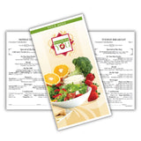 Especially for You 11" x 17" Blank Menu Jackets (No Diet Colors) - Pack of 250