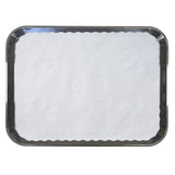 Plain White Linen Embossed 13-5/8" X 18-5/8" Traycovers- Case of 1000