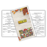 Eat Healthy 8-1/2" x 14" Blank Menu Jackets - Pack of 500