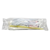 Cutlery Kit with Napkin, Flex Straw, and Condiments with Cutlery - Case of 250