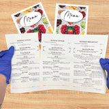Made With Love 8-1/2" x 14" Blank Menu Jackets - Pack of 500