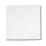 White 16" X 16" Linen-Like Flat Pack Napkins - Case of 1000