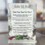 Tastes of Home 8-1/2" x 11" Retail Cafe Shells - 250 to a package