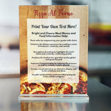 Pizza Al Forno 8-1/2" x 11" Retail Cafe Shells - 250 to a package