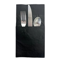 Black Pocket Dinner Napkin - Case of 1000