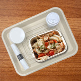 Eco-Friendly 14x18 Bagasse Fiber Disposable Tray - 100 to a Case
