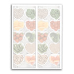 Made With Love 2-Up Laser Tray Slips - Pack of 500