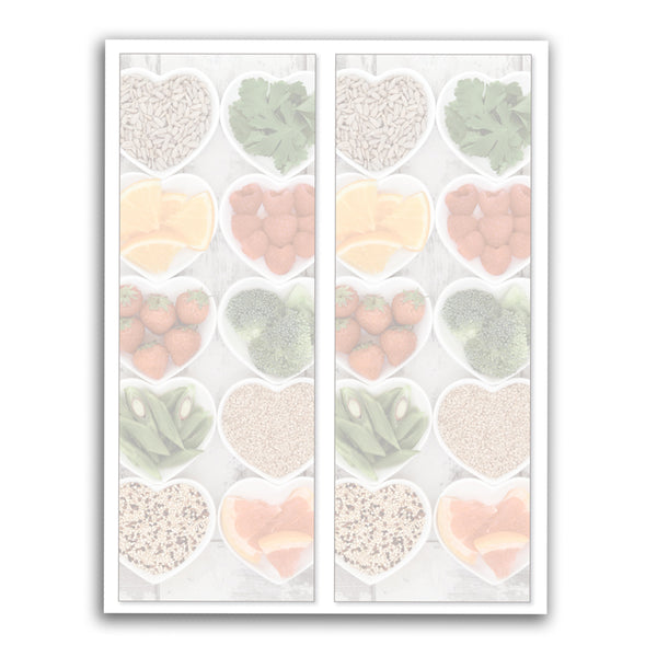 Made With Love 2-Up Laser Tray Slips - Pack of 500
