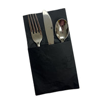 Black Pocket Dinner Napkin - Case of 1000