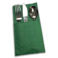 Dark Green Pocket Dinner Napkin - Case of 1000