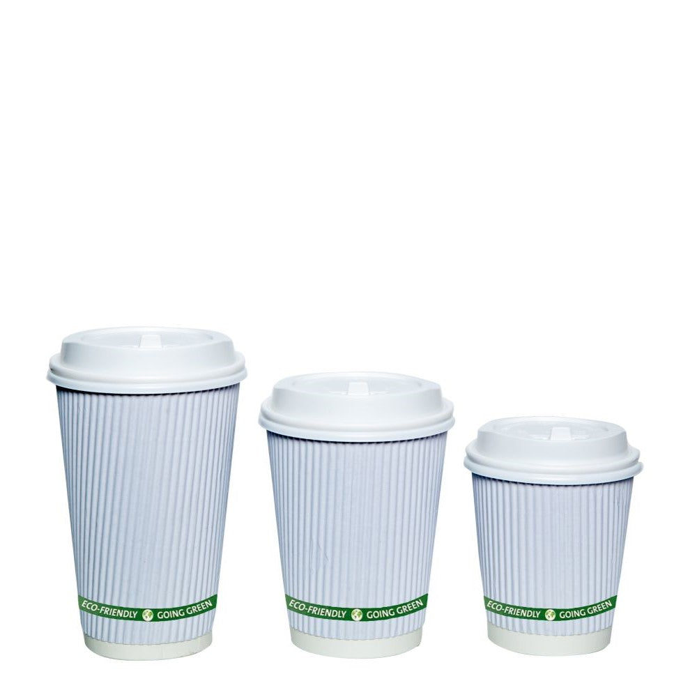 Eco-Friendly Ripple Wall Paper Cups 8 OZ - Case of 500 – MedFare
