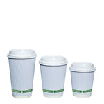 ECO FRIENDLY RIPPLE WALL PAPER CUP - 12OZ