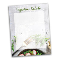 Signature Salad 8-1/2" x 11" Retail Cafe Shells - 250 to a package