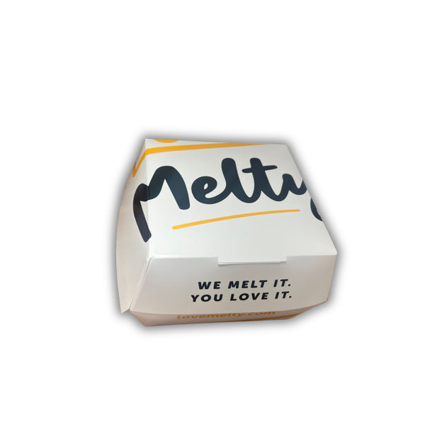 Melty Custom Printed Burger Box - Case of 500