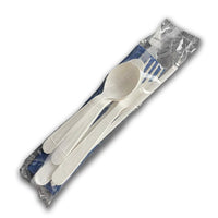 Cutlery Kits with Blue 2-ply Napkin - Case of 250