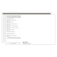 Gluten/Grey Blank Menu Jackets - Pack of 500