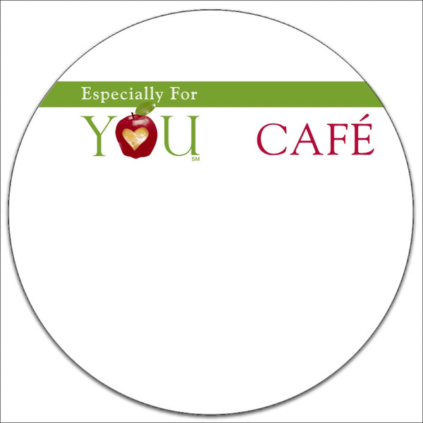 Especially for You Cafe Labels - Pack of 3000 Labels