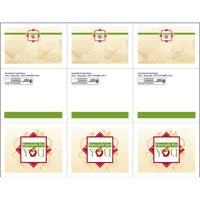 Especially for You 3-Up Blank Tray Tents - Pack of 250 Sheets