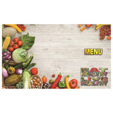 Eat Healthy 8-1/2" x 14" Blank Menu Jackets - Pack of 500