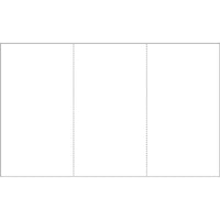 8.5" X 14" Blank Perforated Paper - Pack of 500