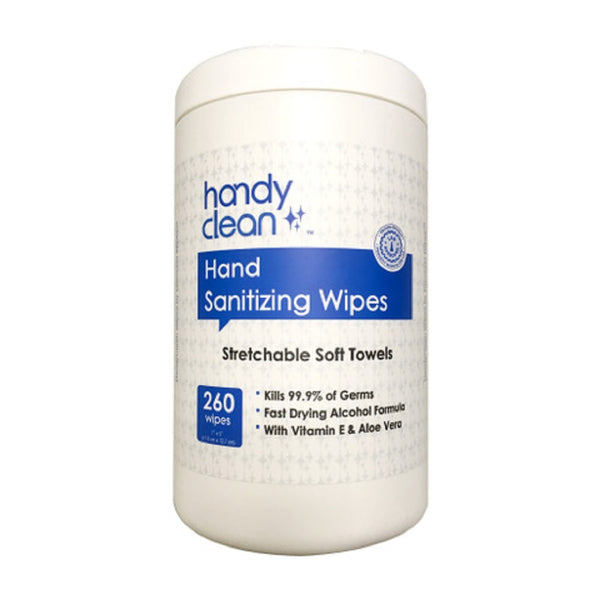 Handy Clean 65% Ethyl Alcohol Hand Wipes - Case of 1560 Wipes